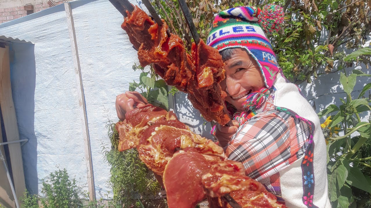 BROCHETAS de TERNERA y CERDO según una ANTIGUA receta CASERA