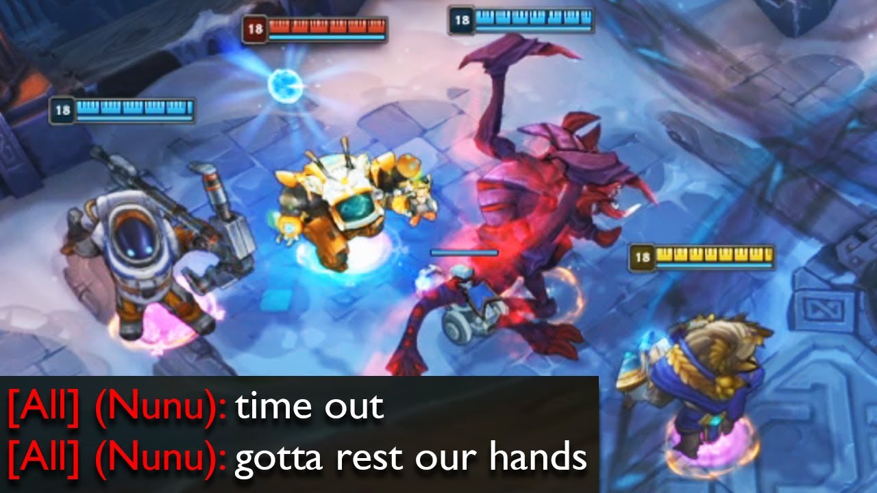 League of Legends but I made 10 tanks building tank fighting each other for an hour straight