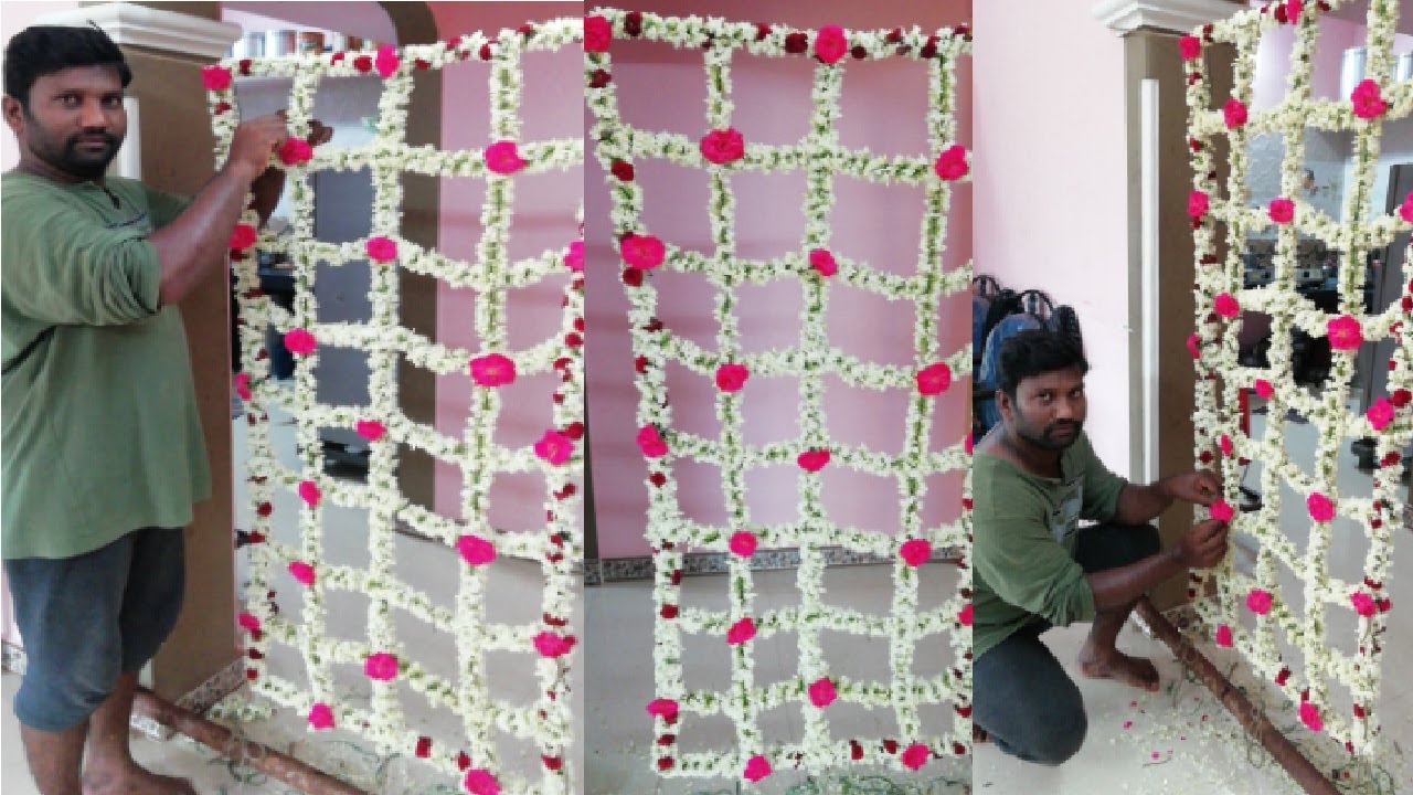 How to make fresh flower chadar/How to make phooloun ki chaddar / DIY- Phoolon ki Chadar /smile time