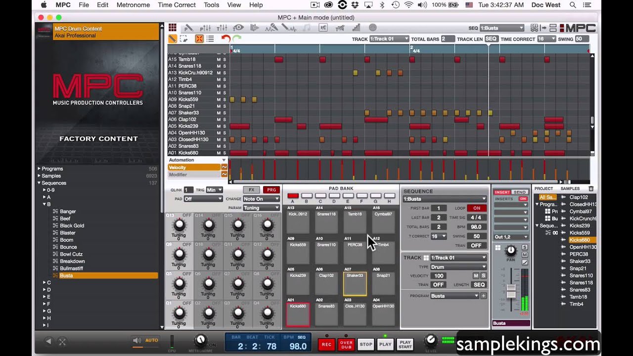 AKAI MPC TOUCH DVDs Preview Lessons: The Expansion Browser