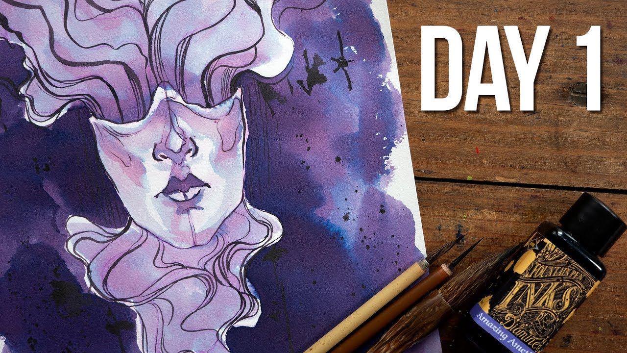 DAY 1 - Inktober 2018 - Here's my plan