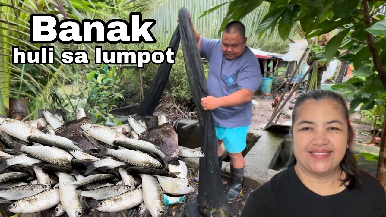 Lundagan ang isdang  Banak huli sa lumpot ni Bossing Emil