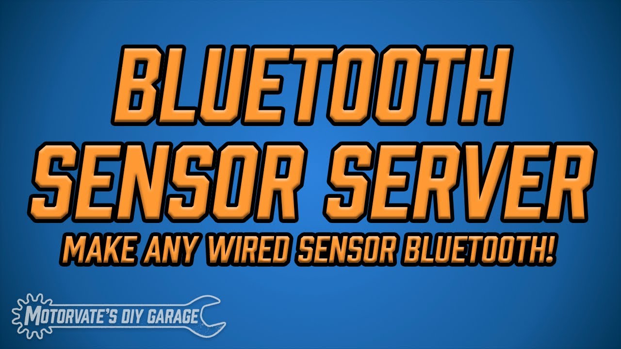 Convert any wired sensor to Bluetooth with our Bluetooth Sensor Server: MotorvateDIY Garage Ep.44