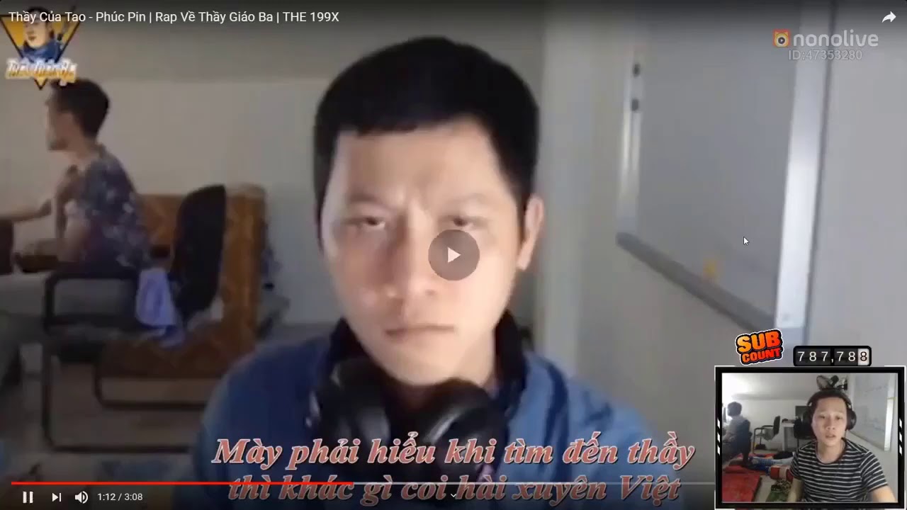 Thầy Giáo Ba reaction - clip rap dizz thầy giáo ba