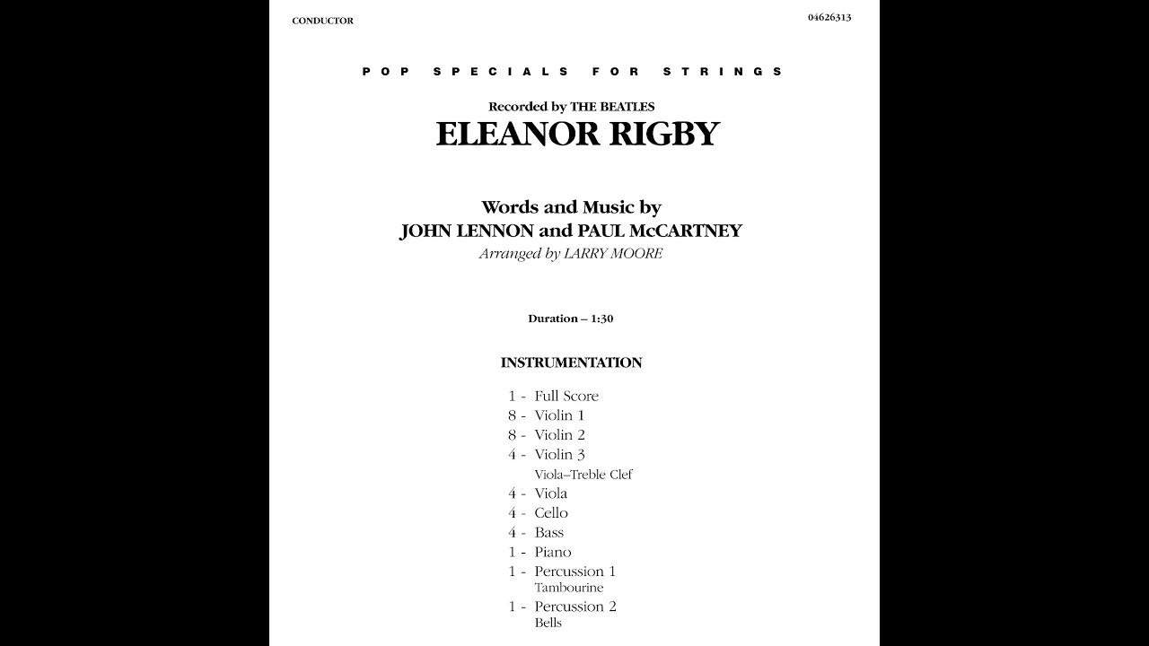 Eleanor Rigby arranged by Larry Moore