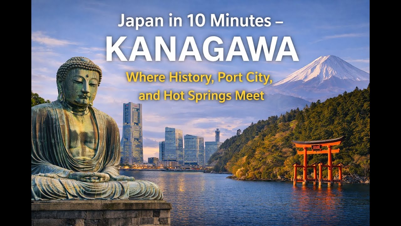 10 Minutes to Discover KANAGAWA (Kamakura, Yokohama & Hakone)  — Japan