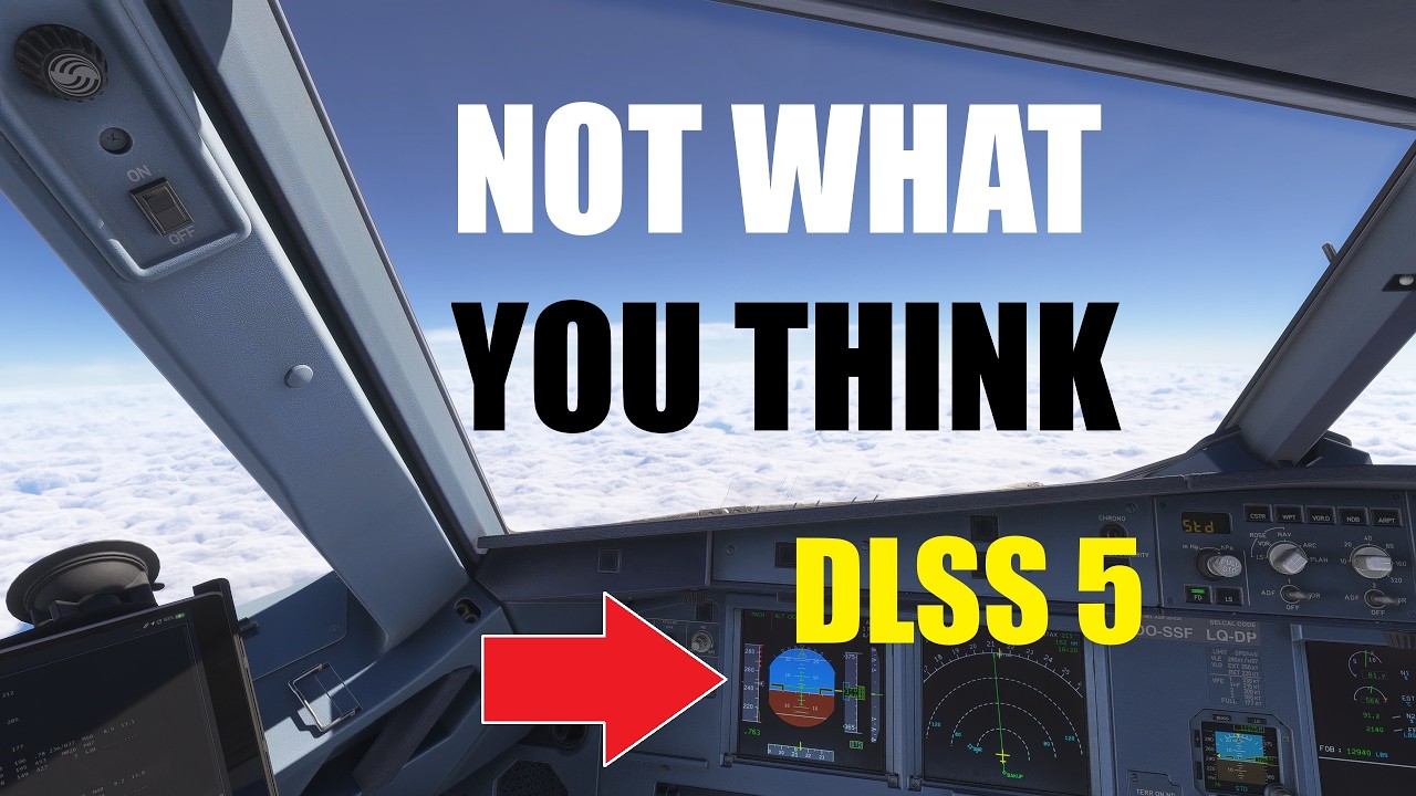 DLSS 5 Will Change Flight Sims&hellip; But Not How You Think
