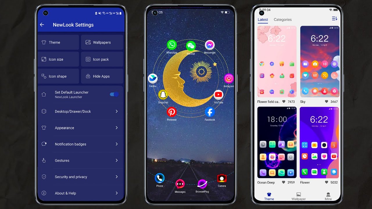 Newlook Launcher - приложение Galaxy Star | Как использовать