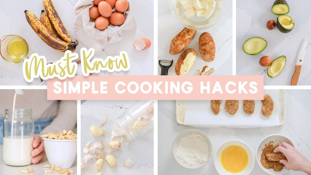 10 Simple Cooking Hacks EVERYONE Should Know!