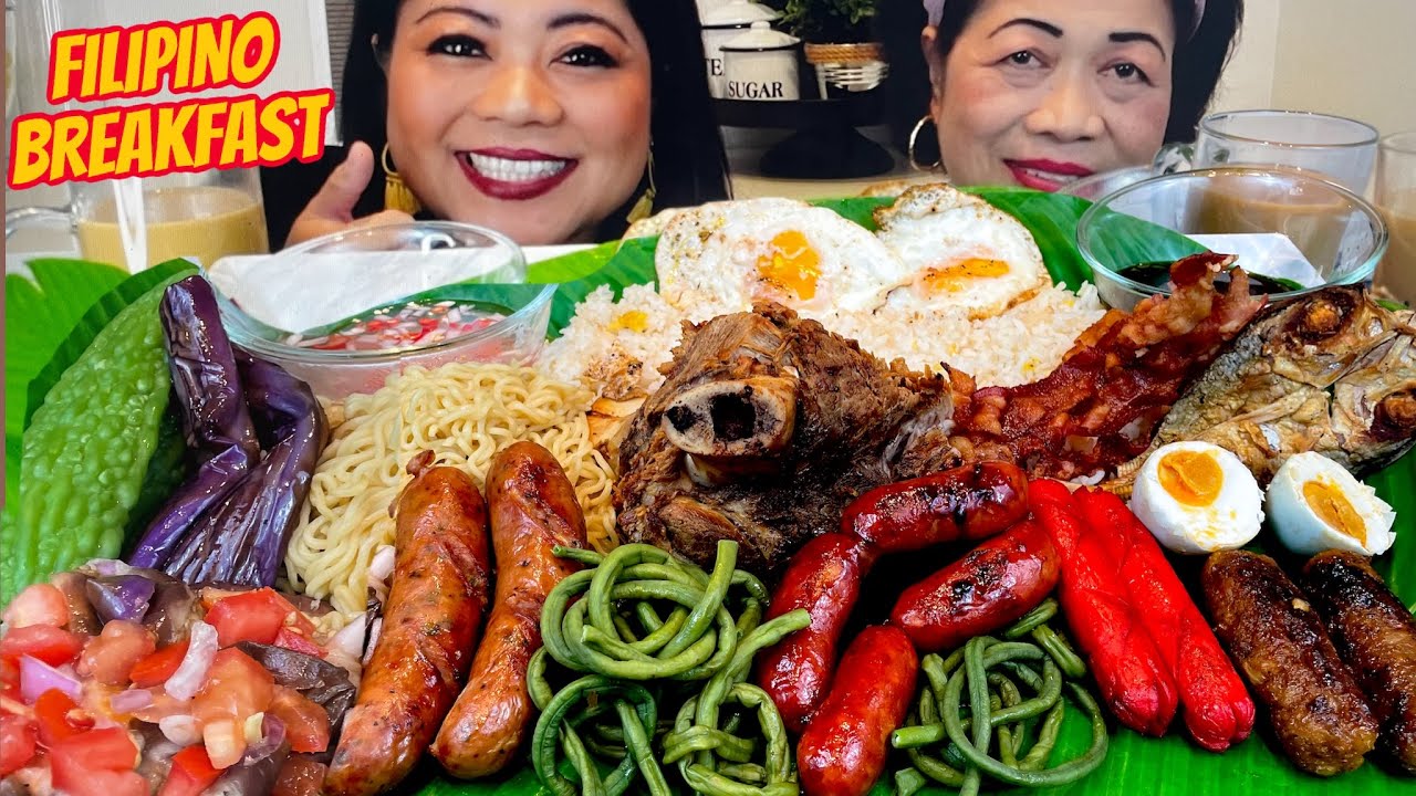 FILIPINO BREAKFAST CRAVINGS | PHILIPPINES MUKBANG | REAL MUKBANG | FILIPINO FOOD | EATING SHOW