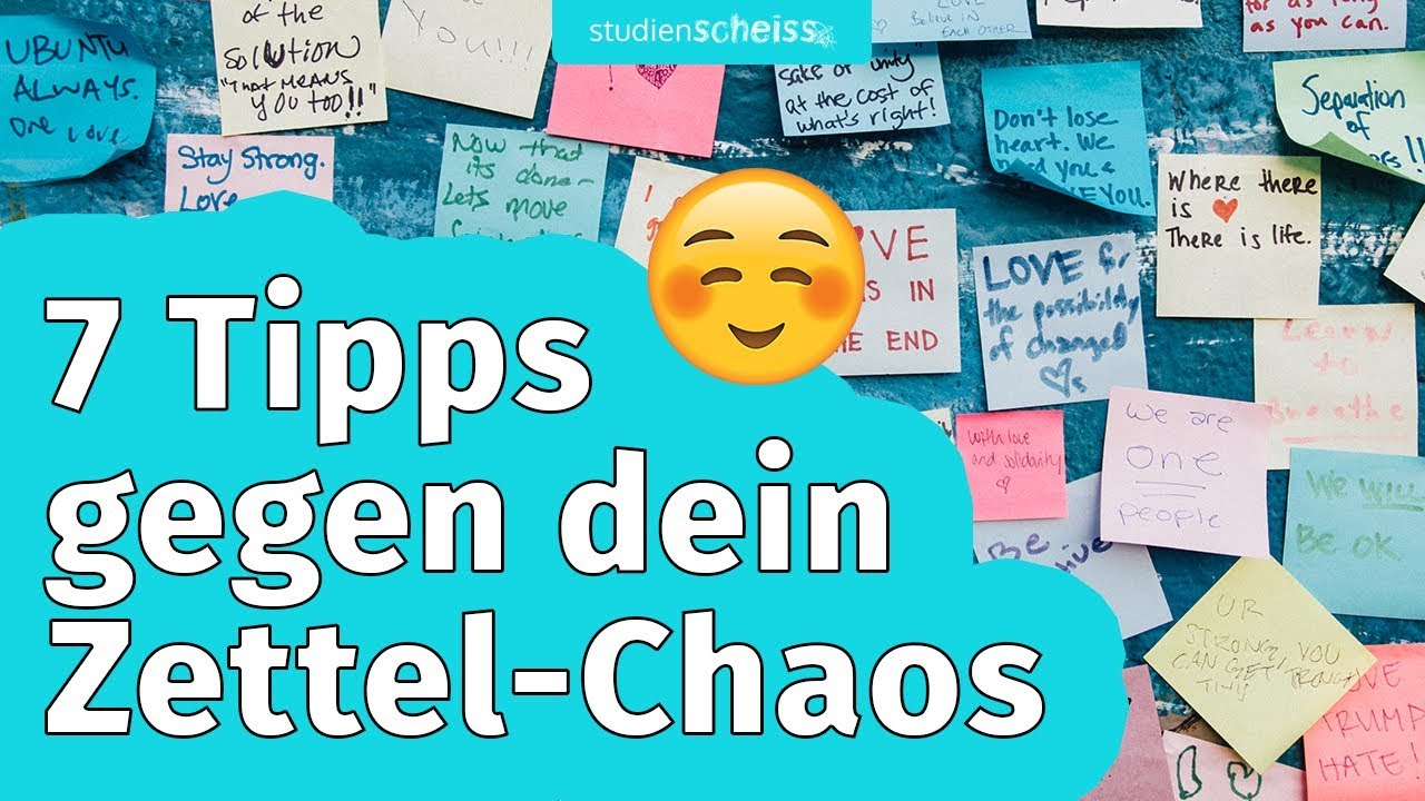 So bekommst du dein Zettelchaos in den Griff – 7 effektive Tipps