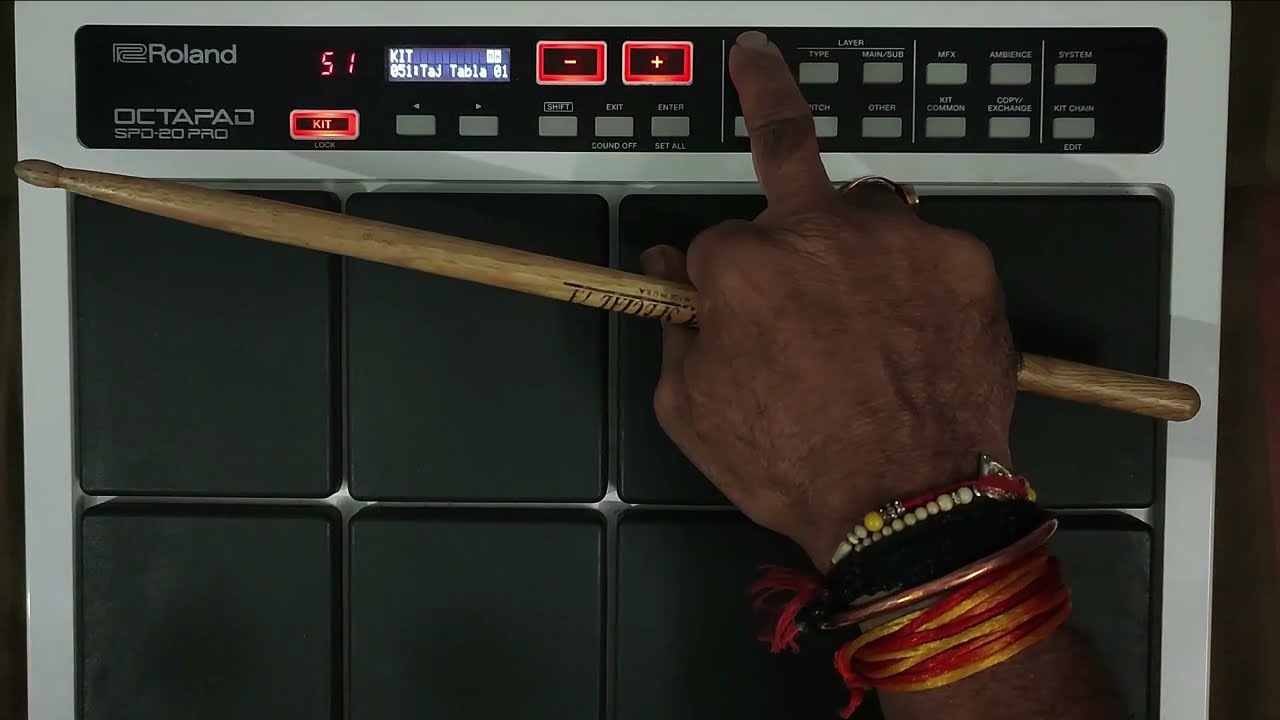 ROLAND SPD-20 PRO  SPD-20 ,SPD-20X के लिये|| (कव्वाली, भजन, जागरण,)में बजने वाला तबला विथ एडिटिंग ||