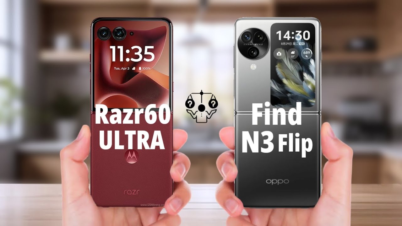 Moto Razr 60 Ultra Vs OPPO Find N3 Flip