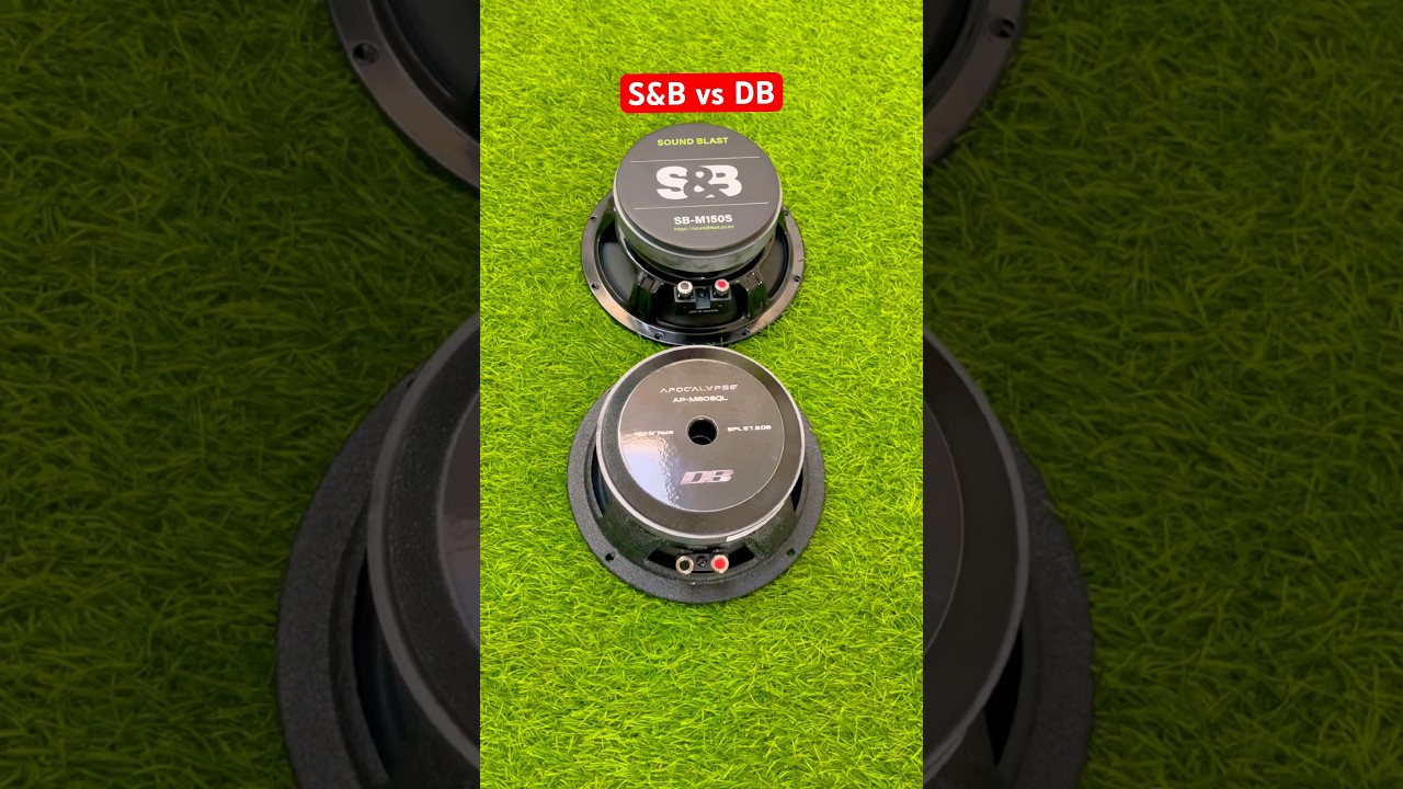 s&b vs deaf bonce mid range speakers 
