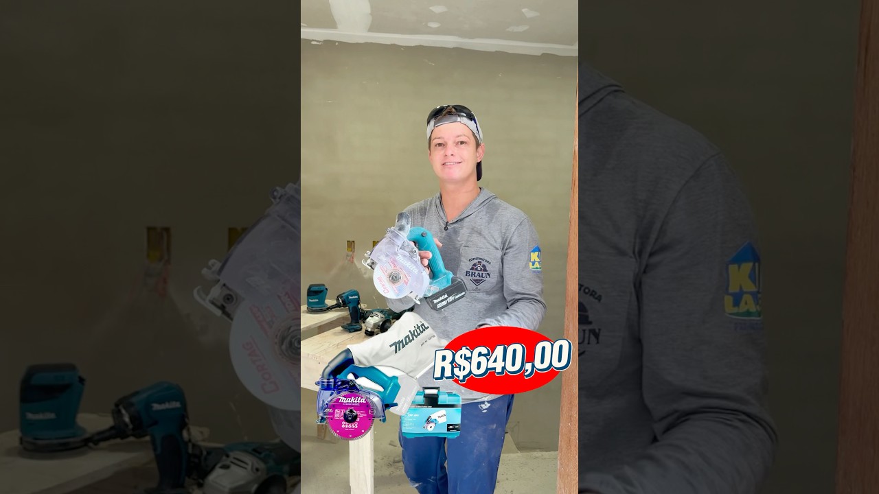 Kit ferramentas bateria MAKITA #dicas #obra #constru&ccedil;&atilde;o #pedreiro #ferramenta #dica #makita