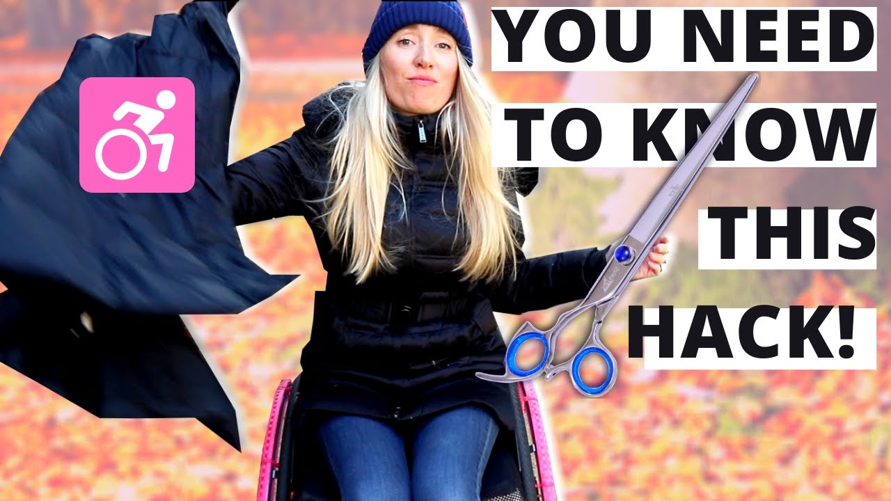 ♿️ WHEELCHAIR FASHION:❄️Wheelchair DIY, how to make my wheelchair leg wrap