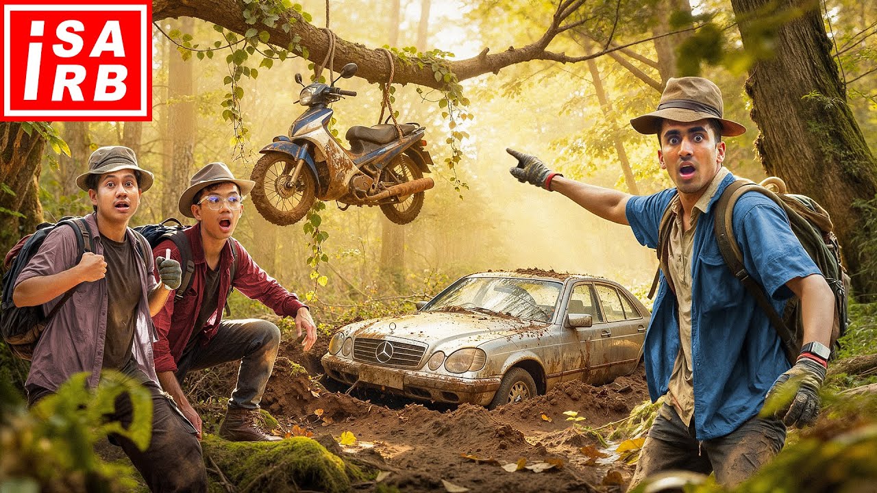 NYOROKKAN KERETA DI TENGAH HUTAN !