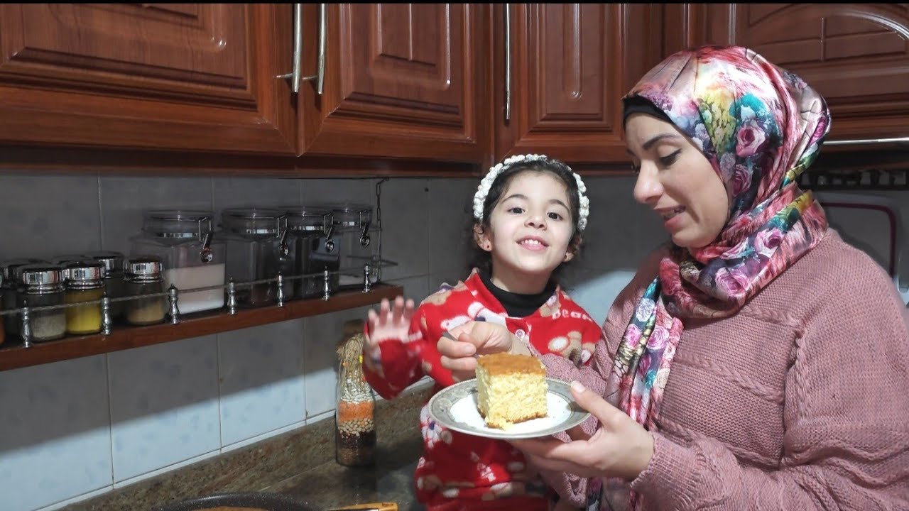 كيك بالبرتقال والحليب المكثف المحلى ... وصفة خالتو أحلام 🥰🥰
