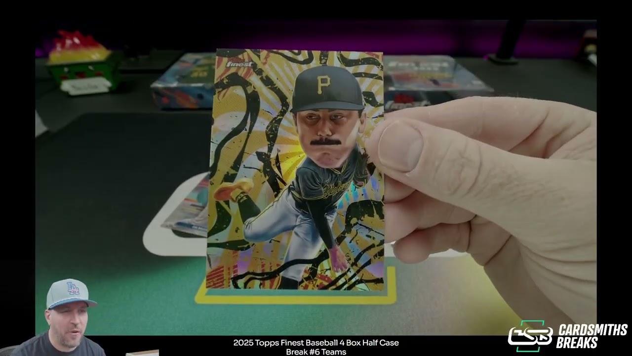 2025 Topps Finest Baseball 4 Box Half Case Break #6