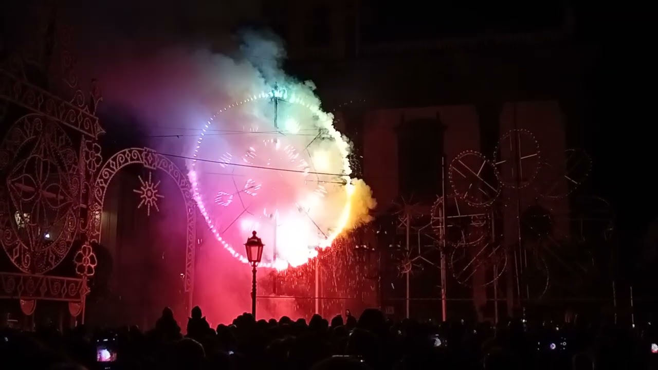 Festa di San Mauro Abate Viagrande (Ct) Spettacolo di Girandole Maltesi 11/01/2026