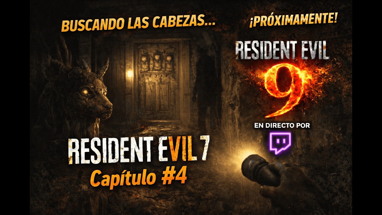 Resident Evil 7 CAPITULO #4 Camino a Resident Evil 9 ☠️🔥☢️☠️☣️