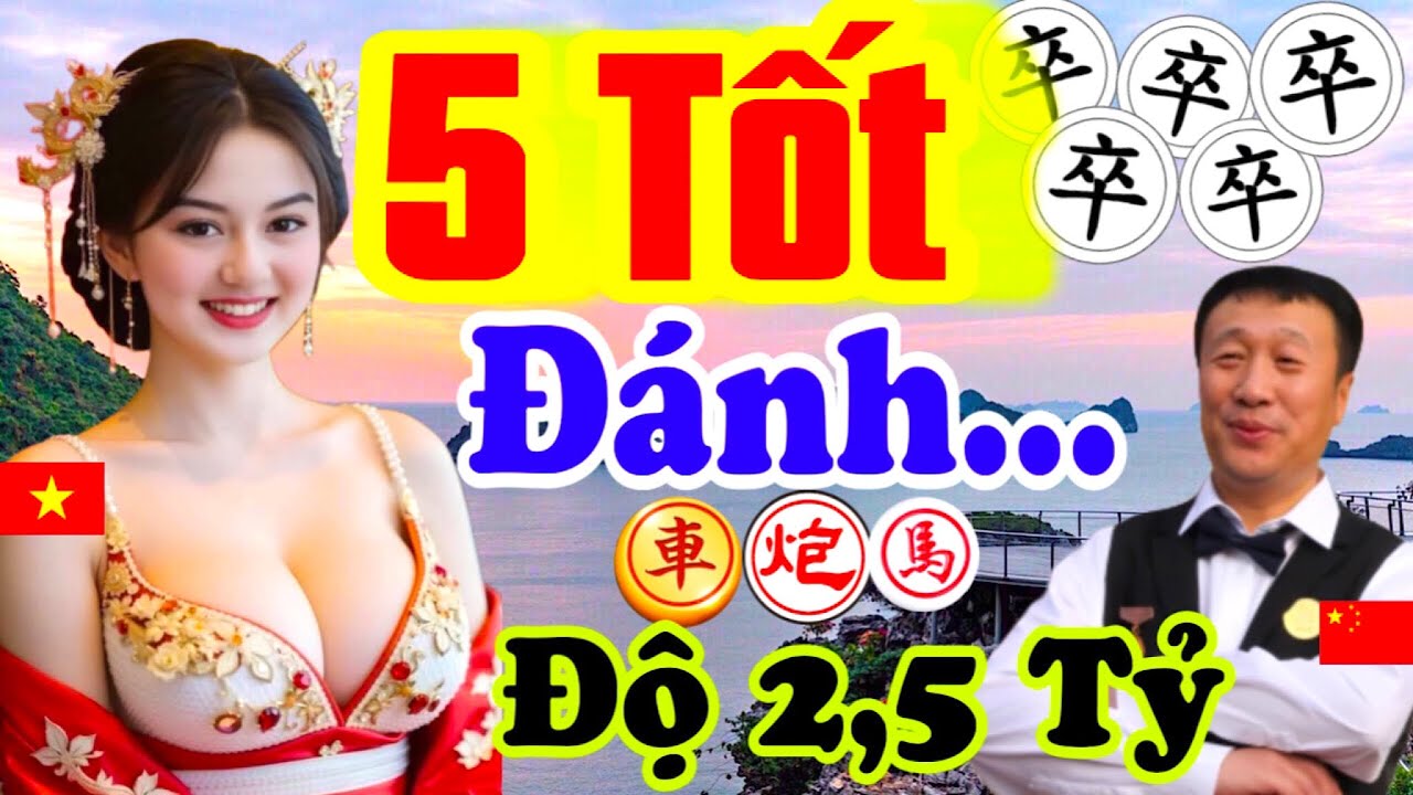 Đi 5 Tốt Kỳ Lạ, 2 Xe Bó Tay, Thua Đau 2,5 Tỷ. Xem Là Sướng [Cờ Tướng Hay]