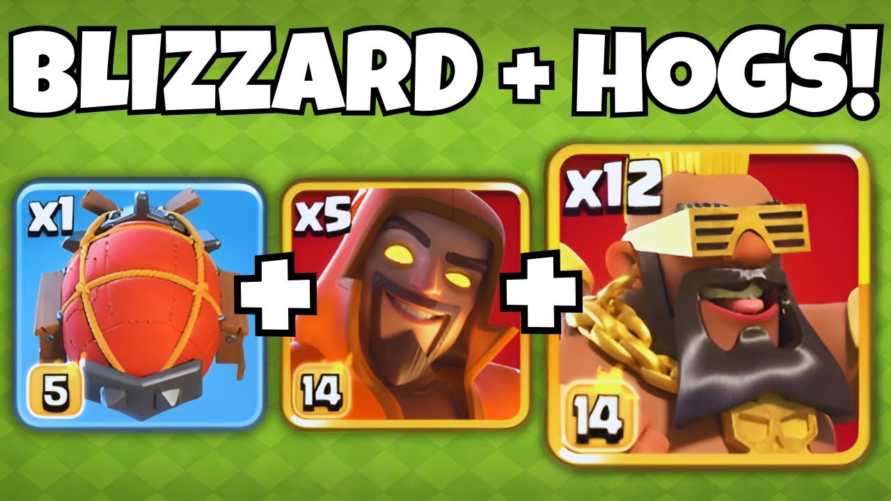Super Hogs + Blizzard Against TH18&rsquo;s in Legend League!