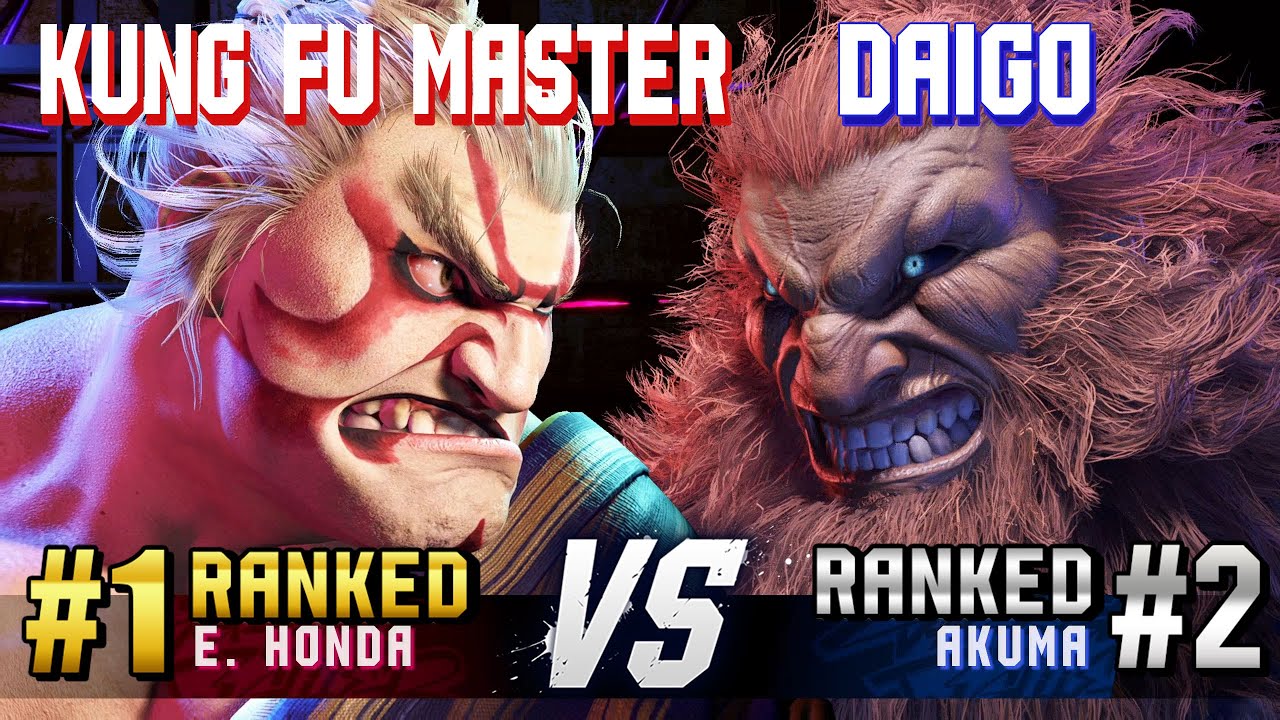 SF6 ▰ KUNG FU MASTER (#1 Ranked E.Honda) vs DAIGO (#2 Ranked Akuma) ▰ High Level Gameplay