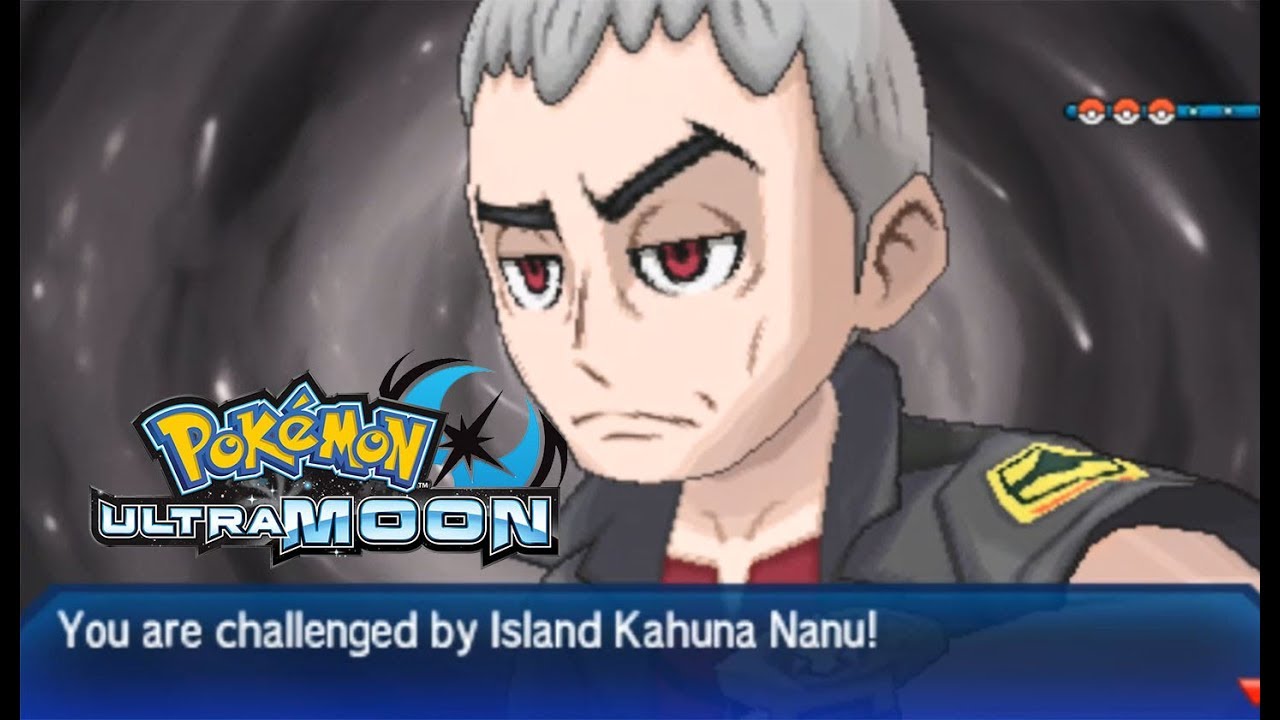Pokemon Ultra Moon - Battling Kahuna Nanu
