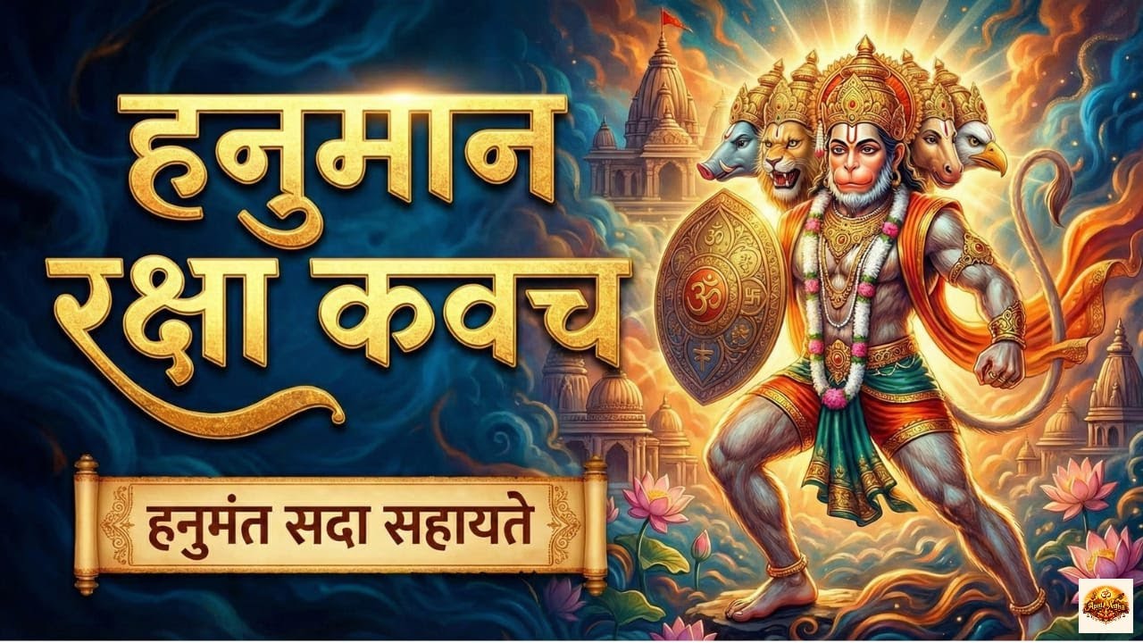 Panchmukhi Hanuman Kavach | पंचमुखी हनुमान कवच | Hanuman Kavach | Powerful hanuman Mantra Protection