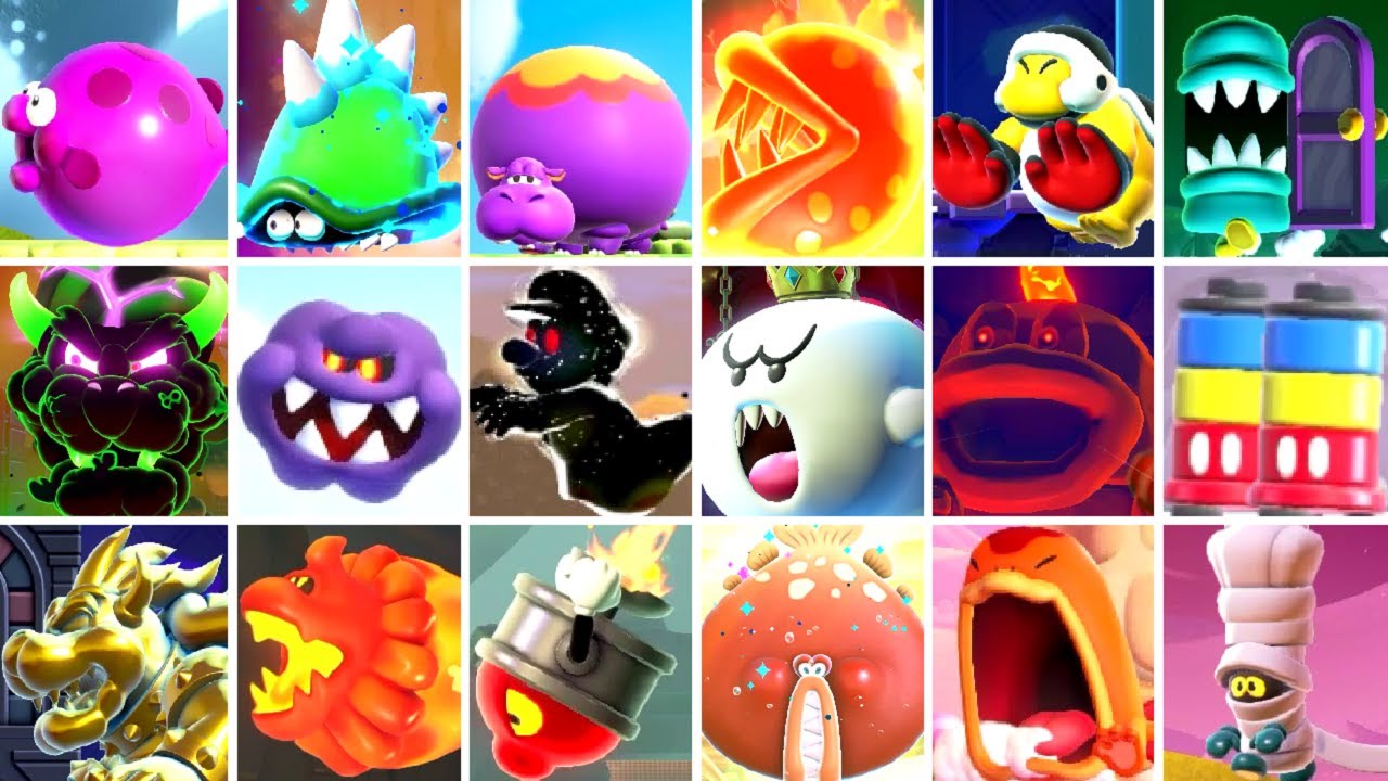 Super Mario Bros. Wonder - All Enemies