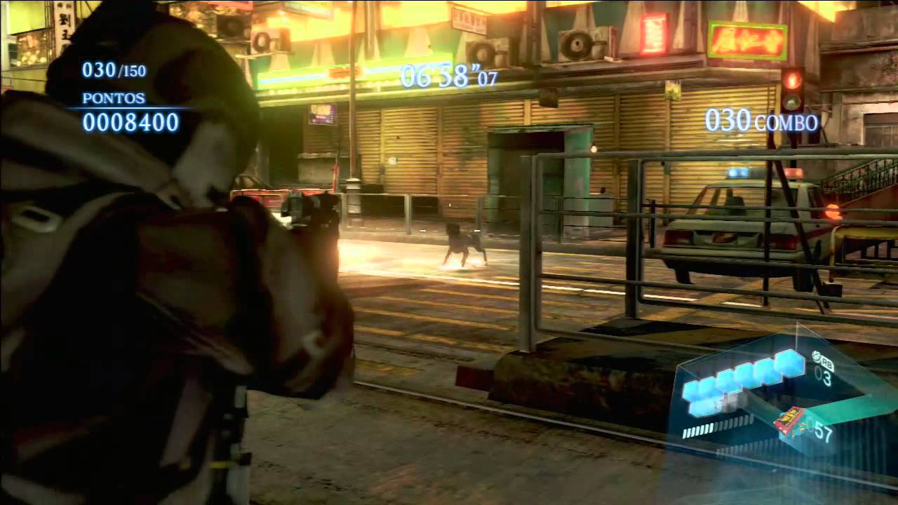 Resident Evil 6 - Mercenaries solo [Urban Chaos] AGENT rank S score 526422