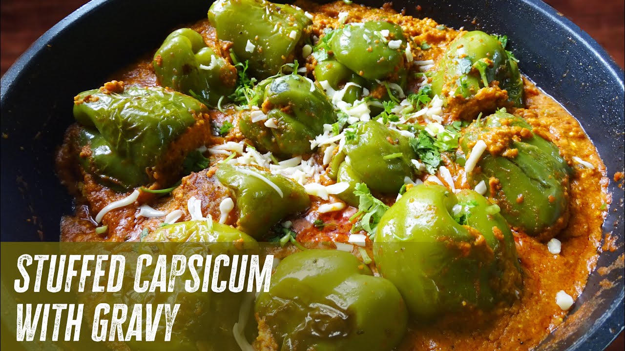Stuffed Capsicum With Gravy | Capsicum Masala | Bharwa Shimla Mirch ki Sabji | Cook With Classicraft