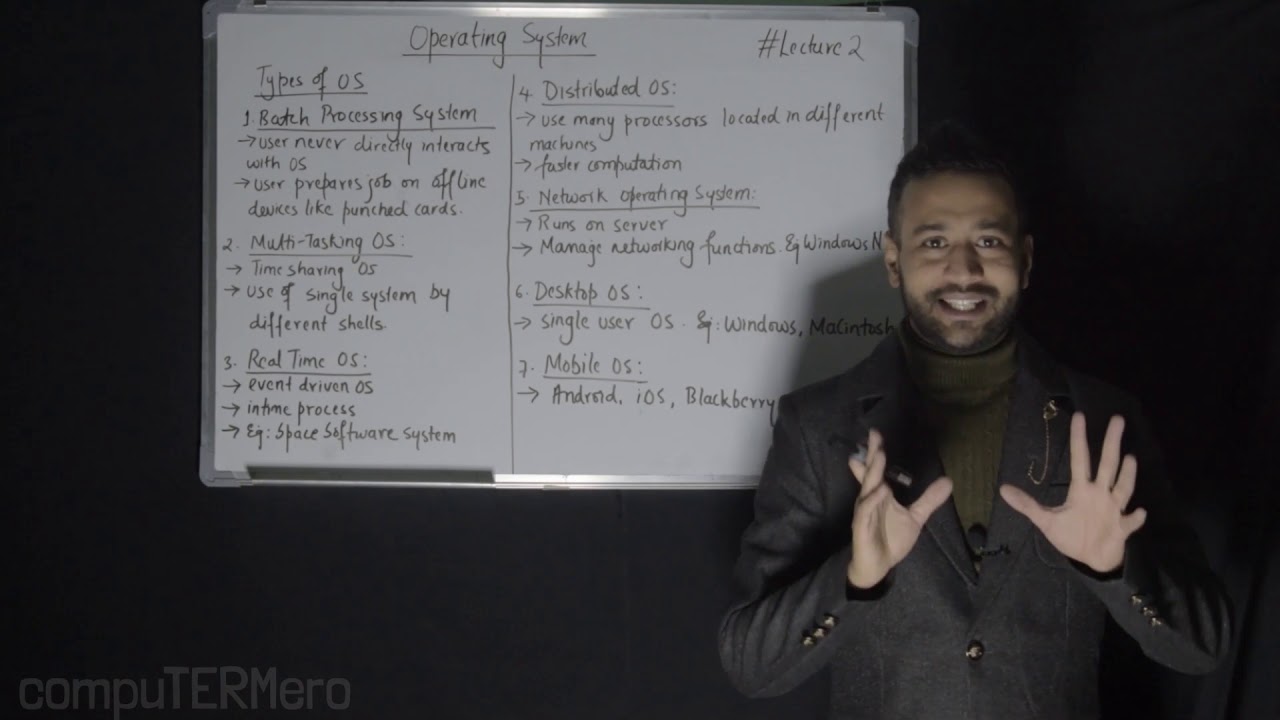Types of Operating System || #Lecture2