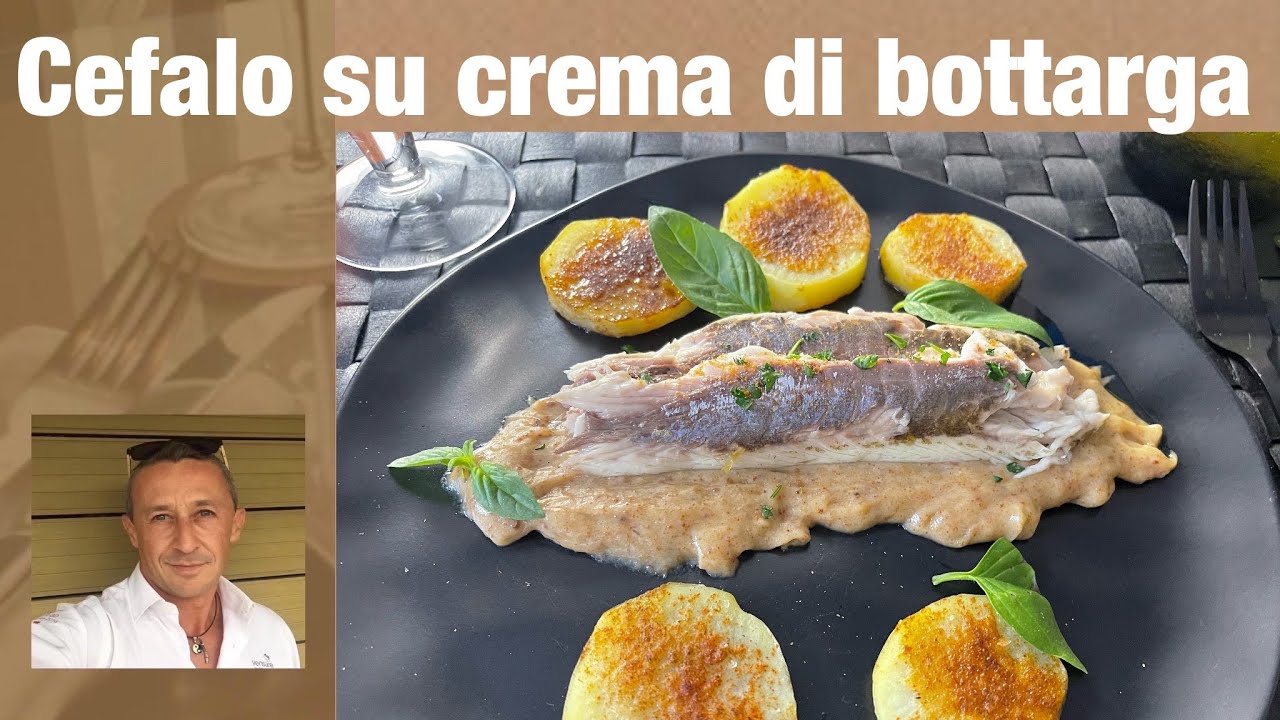 Come cucinare il cefalo o muggine con crema di bottarga