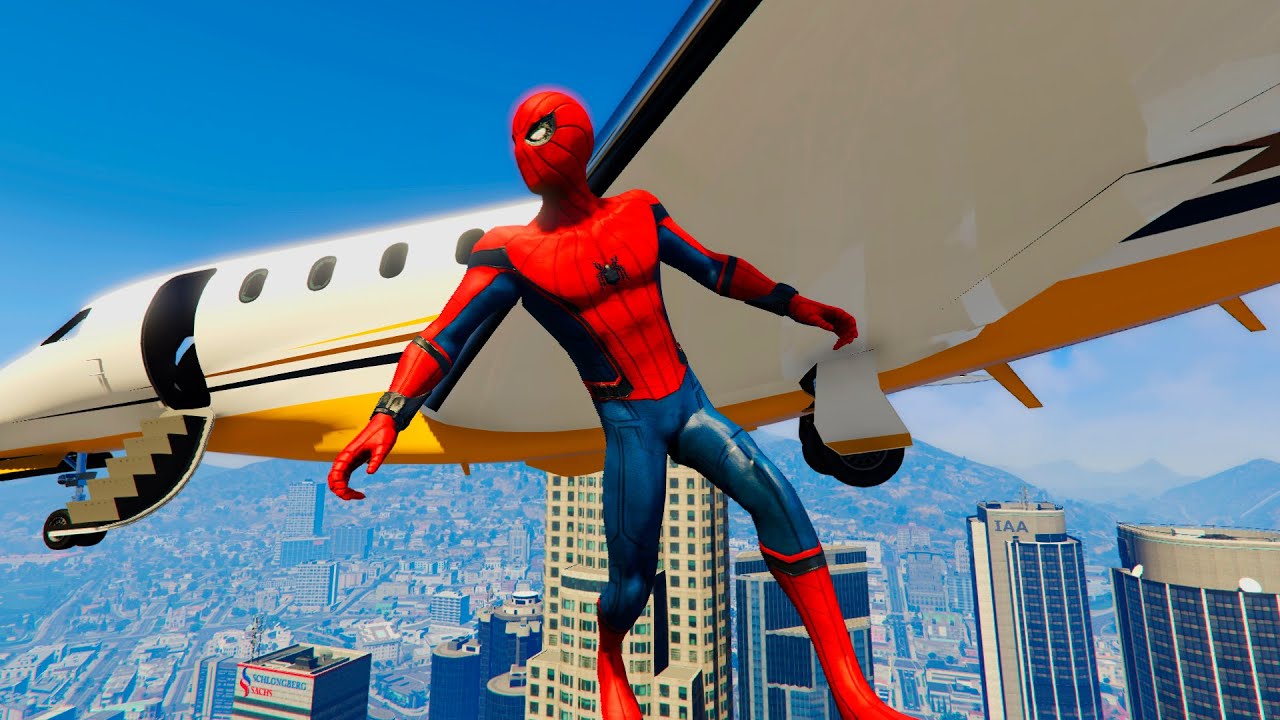 GTA 5 Epic Plane Crashes & Spiderman Ragdolls Ep.9 (Euphoria Physics | Funny Moments)