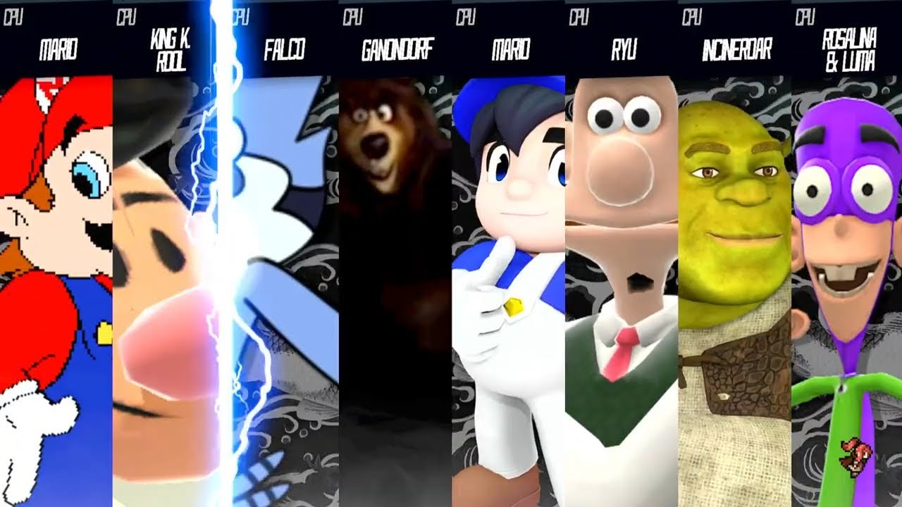 Extremely Funny Free For All - Requested Smash Battle