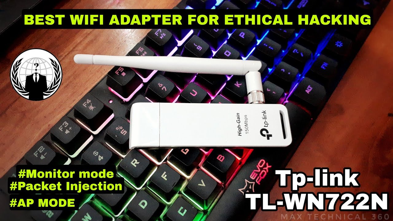 Best WIFI Adapter for Cyber Security Tp-Link TL-wn722n | 2.4GHz WIFI | Unboxing and Review | Hindi