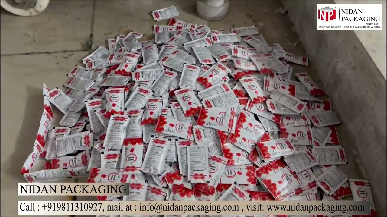 Nidan Multi Track 600 L Sachet Packing machine for ketchup and sauces