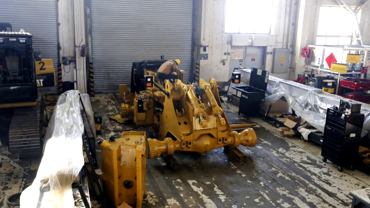 CAT Certified Rebuild 980H Wheel Loader Timelapse