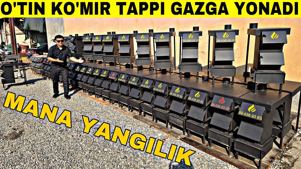 MANA EKANOM UNVERSAL PECHKA O'TIN KO'MIR TEZAK GAZ YOQADI YANGILIK