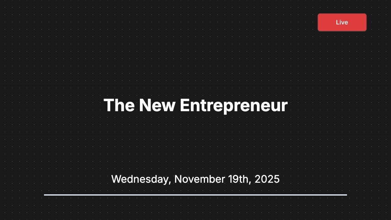 The New Entrepreneur