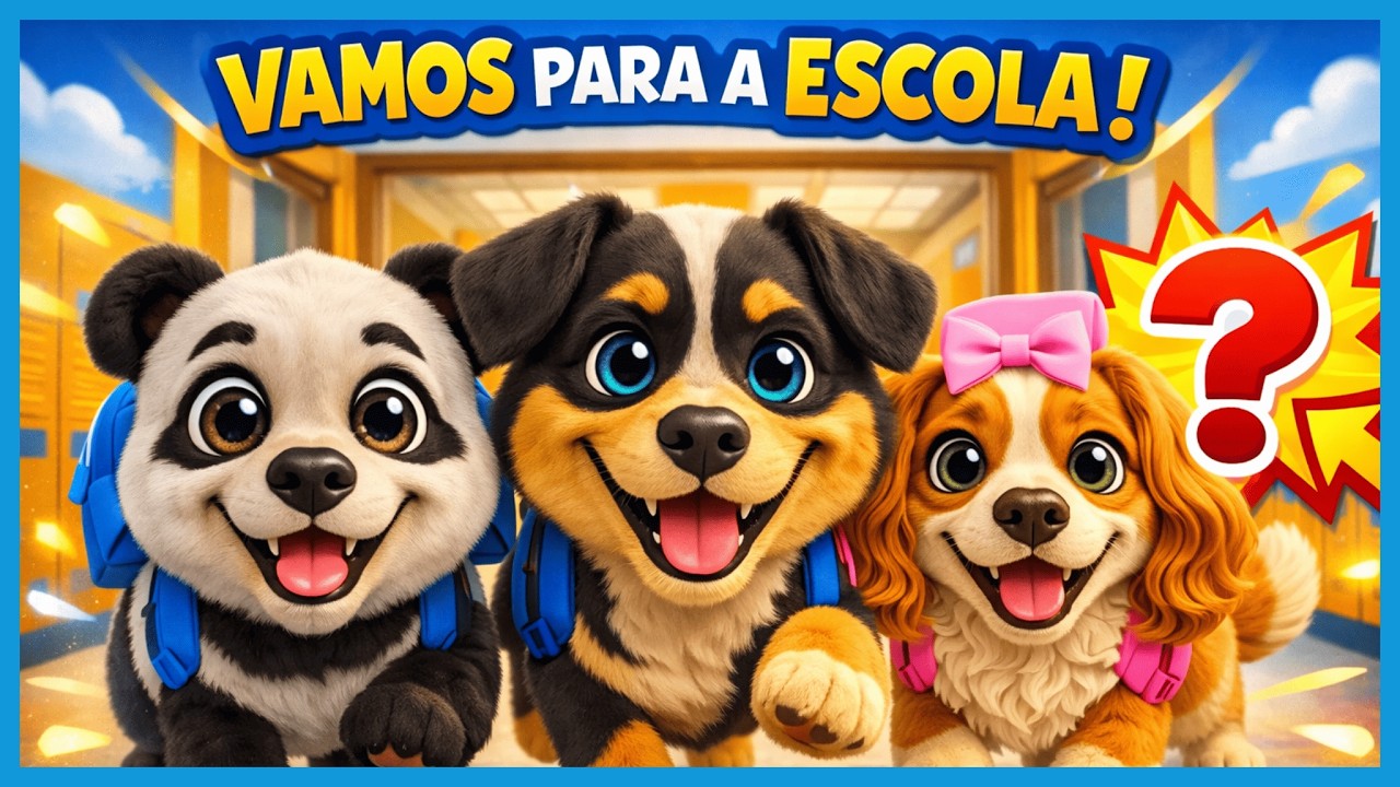Volta as Aulas com o Lupi 🐶 Música Infantil 🐶 Música para Crianças