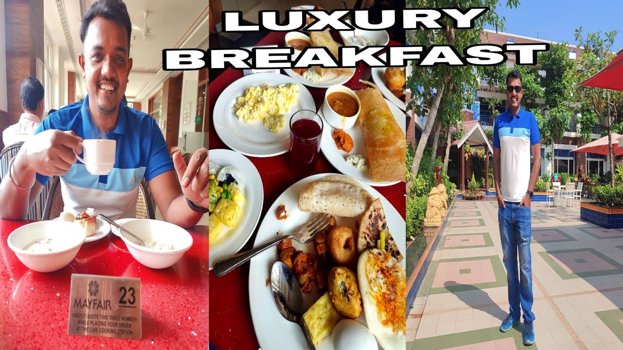 BREAKFAST KARNE KE LIYE PURI MAYFAIR WAVES CHALE GAYE | 5 STAR  LUXURY HOTEL UNLIMITED FOOD BUFFET