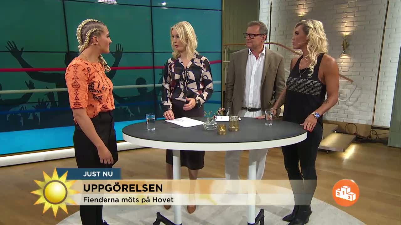 Efter boxarbråket - här möts de i Nyhetsmorgons ringhörna - Nyhetsmorgon (TV4)