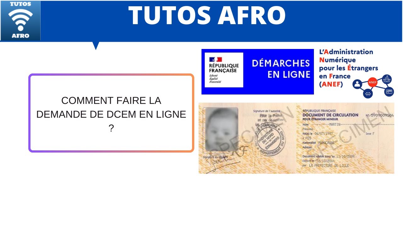 COMMENT FAIRE LA DEMANDE DE DCEM EN LIGNE ?