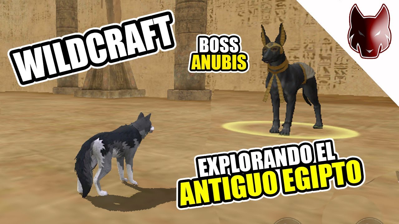 ¿ES ANUBIS? 😲 Explorando el Antiguo Egipto - Wildcraft Gameplay en Español