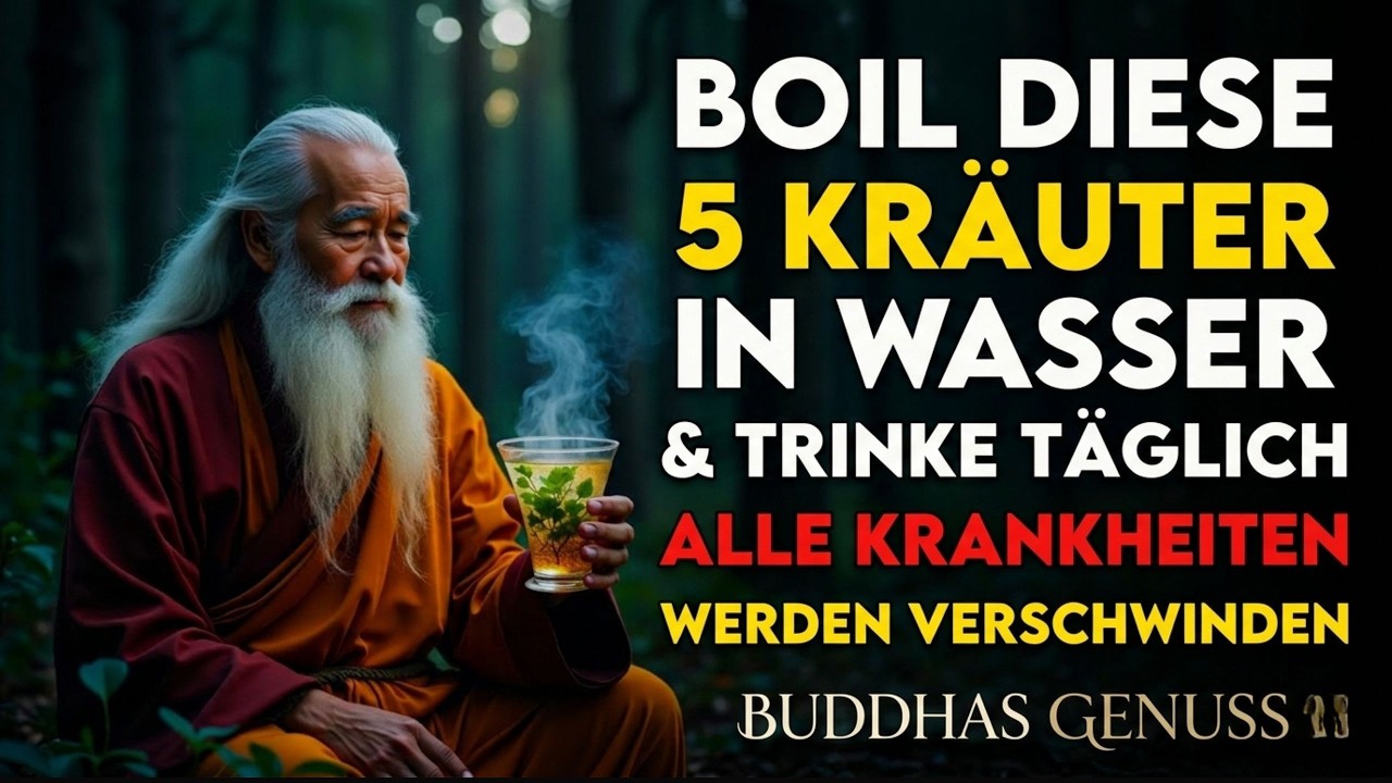 5 Kräuter, die täglich getrunken 99 % der Krankheiten heilen | Natürliche Heilung ohne Medikamente