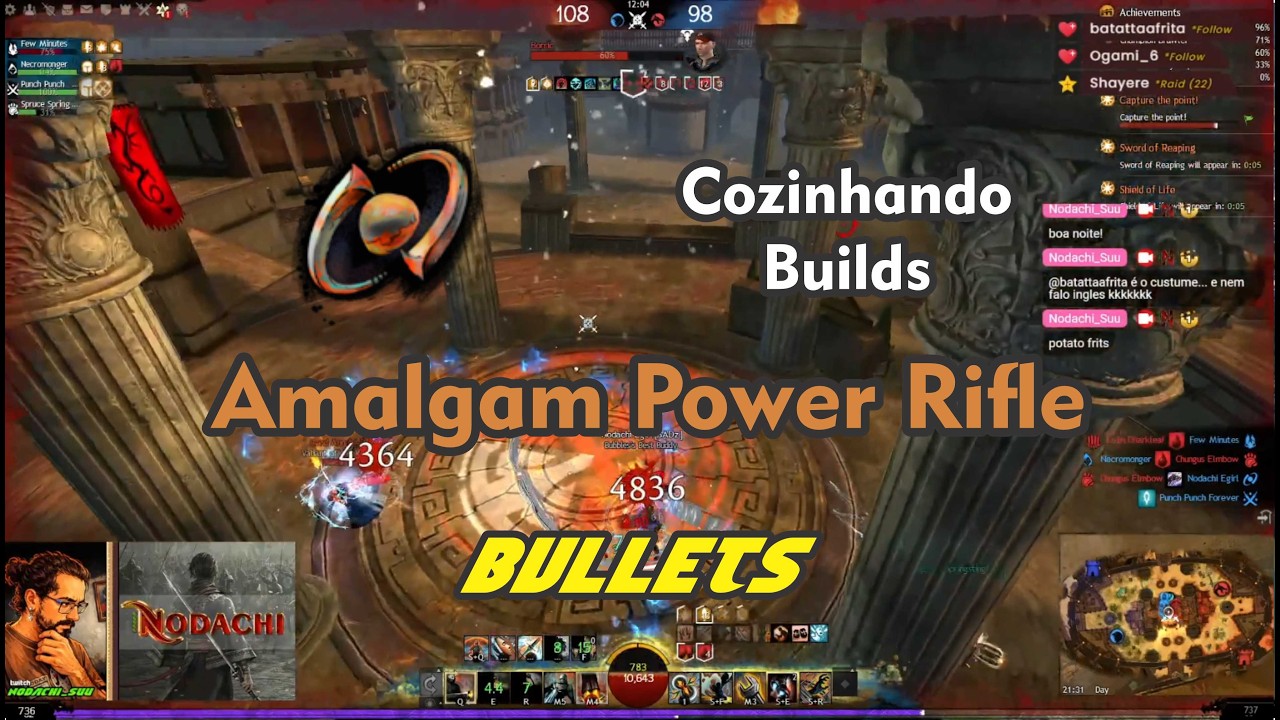 Amalgam Rifle Power BULLETS (Cozinhando Builds) PvP - Guild Wars 2