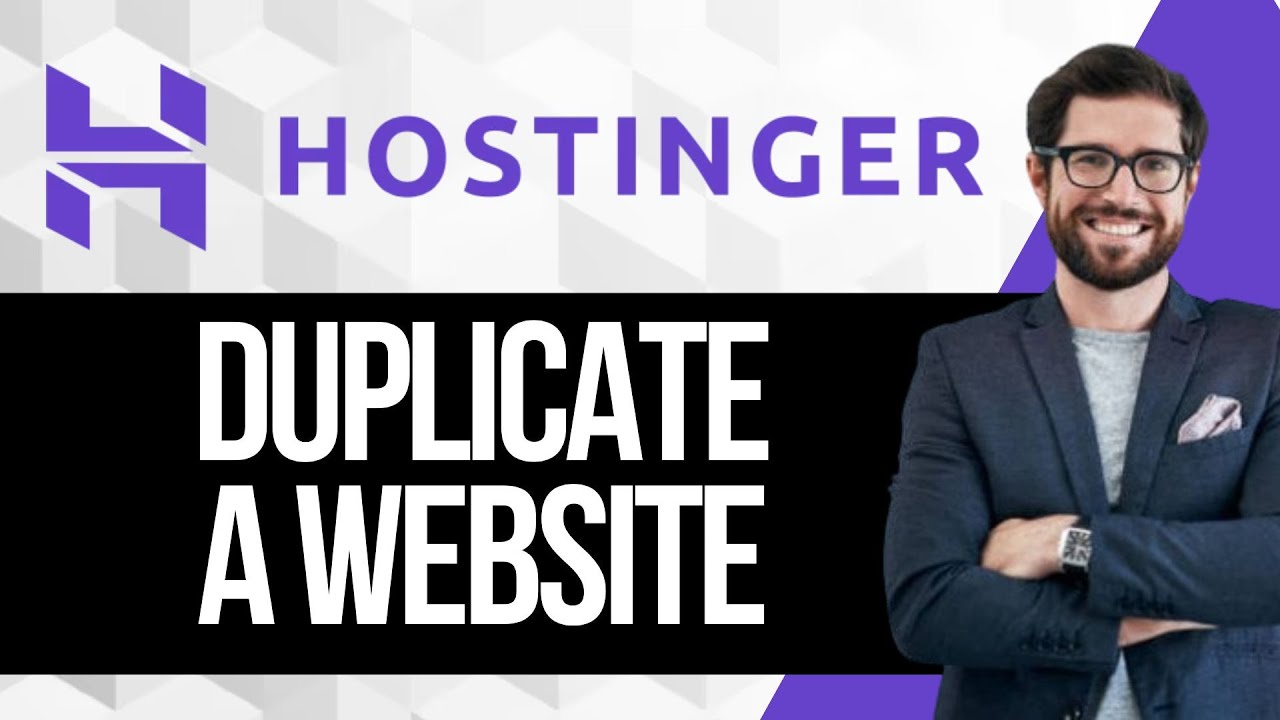 Как создать копию сайта в конструкторе сайтов Hostinger